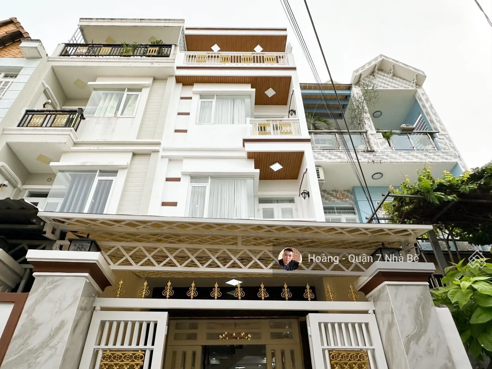Nhà Mặt Tiền Hẻm-1Sẹc Đường Huỳnh Tấn Phát DT4x15m-1Trệt 2Lầu Sân Thượng 4PN 5WC-Cách Q7 tầm 1,5km