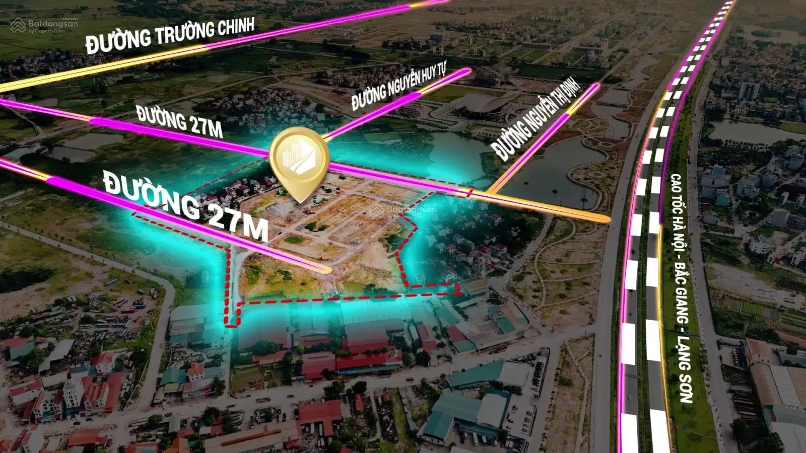 Bán đất nền dự án Dream City Bắc Giang, giá chỉ từ 2.8 tỷ