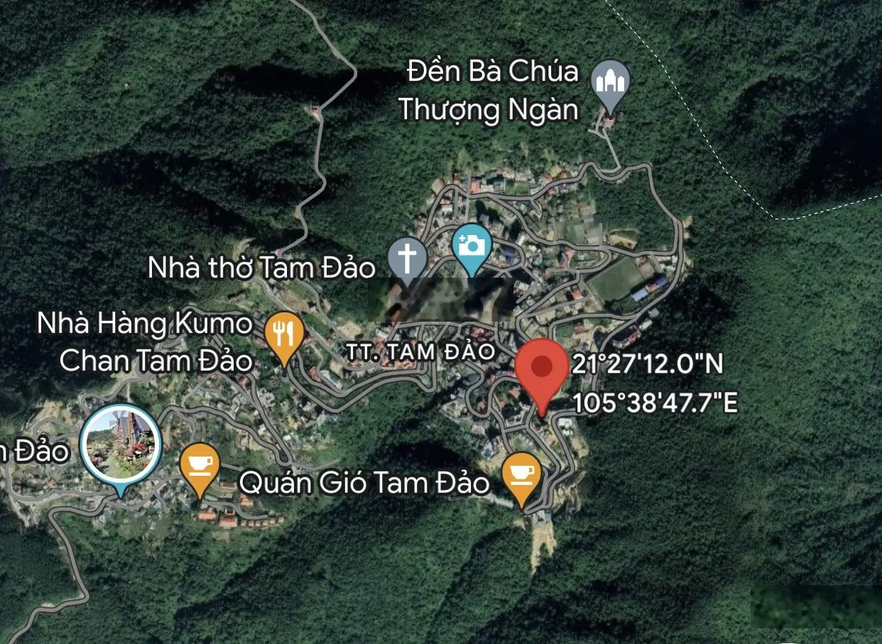 Cần bán mảnh đất 357m2 đất trung tâm thị trấn Tam Đảo - Vĩnh Phúc làm nhà hàng khách sạn