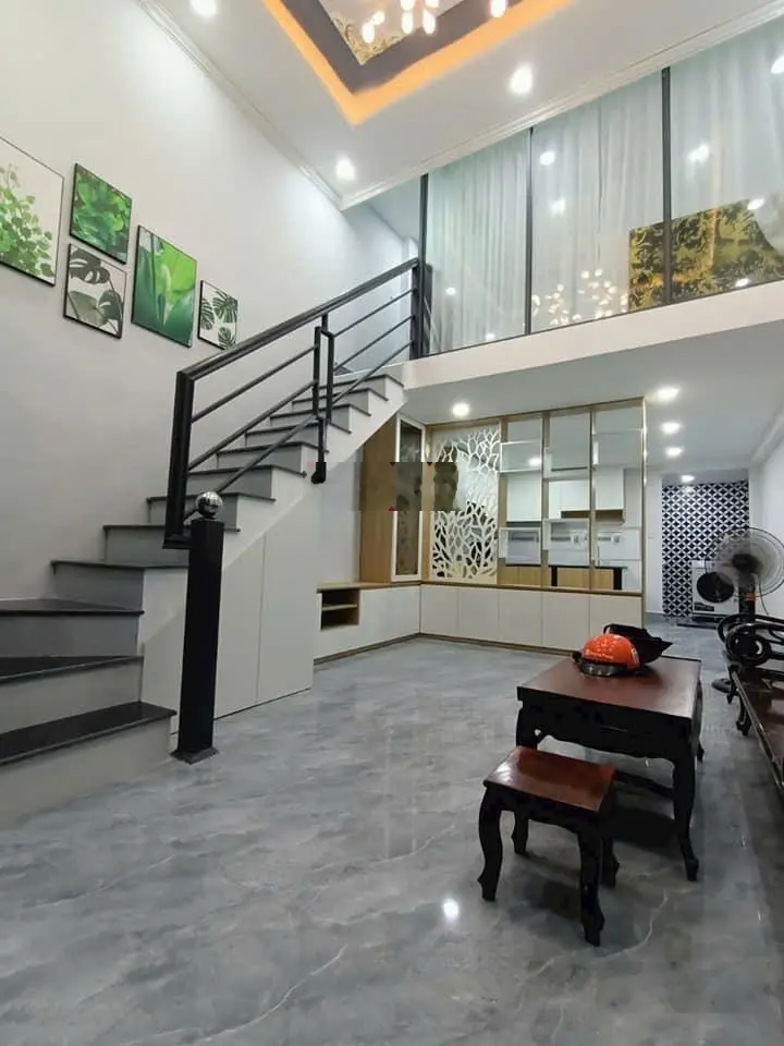Bán gấp nhà mới 100% 1 lầu 2PN, hẻm 6m thông, đúc kiên cố, NguyễnThị Búp - TCH - Quận 12