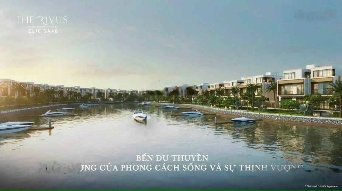 Dinh thự Elie Saab - The Rivus - Masteri Q9 - Dinh thự của giới Tinh Hoa - Độc bản từ 250 - 1000m2