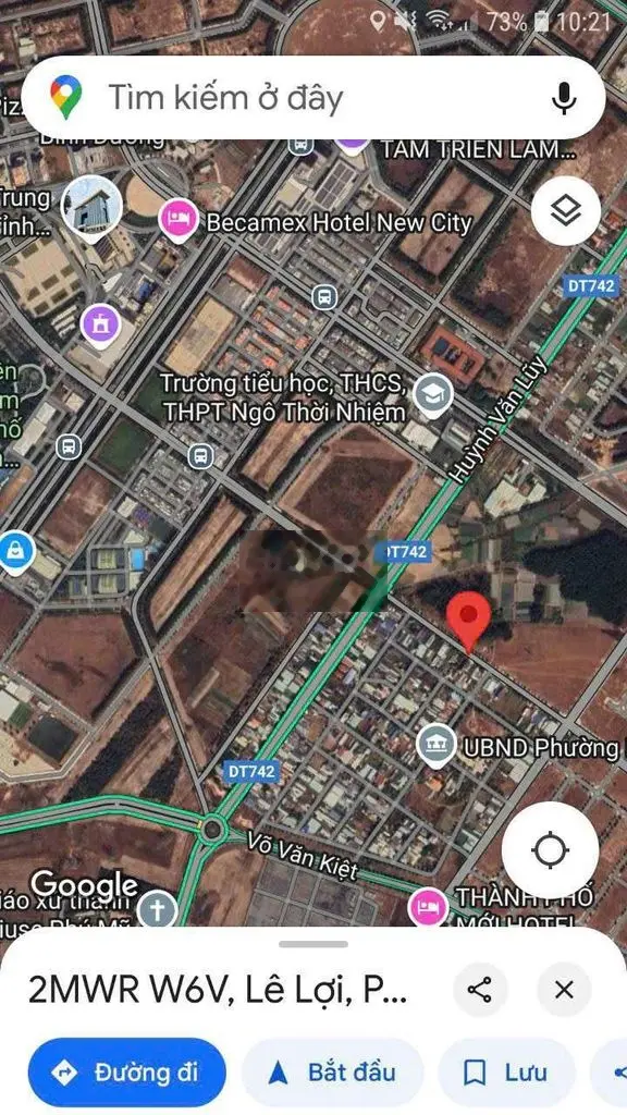 Đất mặt tiền lê lợi. ngay vòng xoay tttm thế giới.