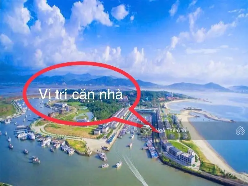 Ra mắt 4 căn liền nhau, lô góc 3 mặt tiền vị trí vô cùng đắc địa mặt Cảng Tàu Tuần Châu