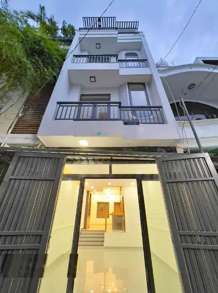 Nhà Liên Khu 4 - 5, diện tích 30m2, mặt tiền 5m, kết cấu bê tông cốt thép, 2 lầu, 4 phòng