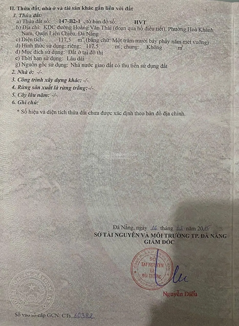 Cần bán dãy trọ 6 phòng MTĐ Phạm Thị Lam Anh, Liên Chiểu