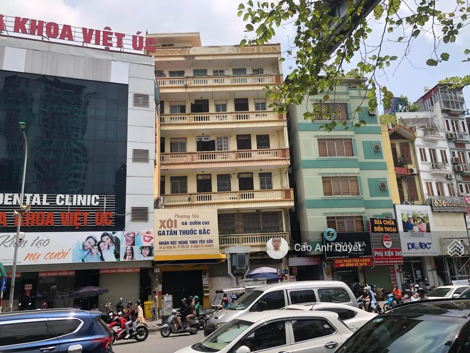 Bán nhà mặt phố Trường Chinh Quận Đống Đa 53.7m6T lô góc 3 thoáng 20 tỷ Trường Chinh