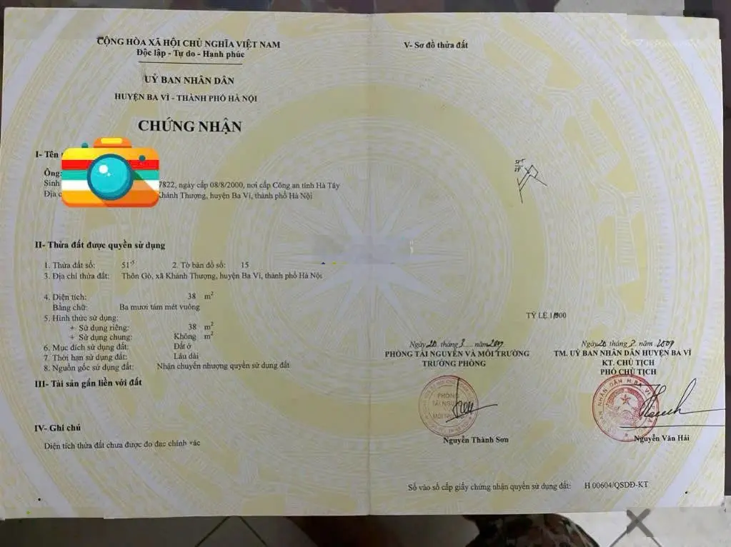 Khánh Thượng, Ba Vì HN có 5m mặt đường TL445 sầm uất, sẵn nhà 3 tầng kiên cố, view núi, hồ cực đỉnh