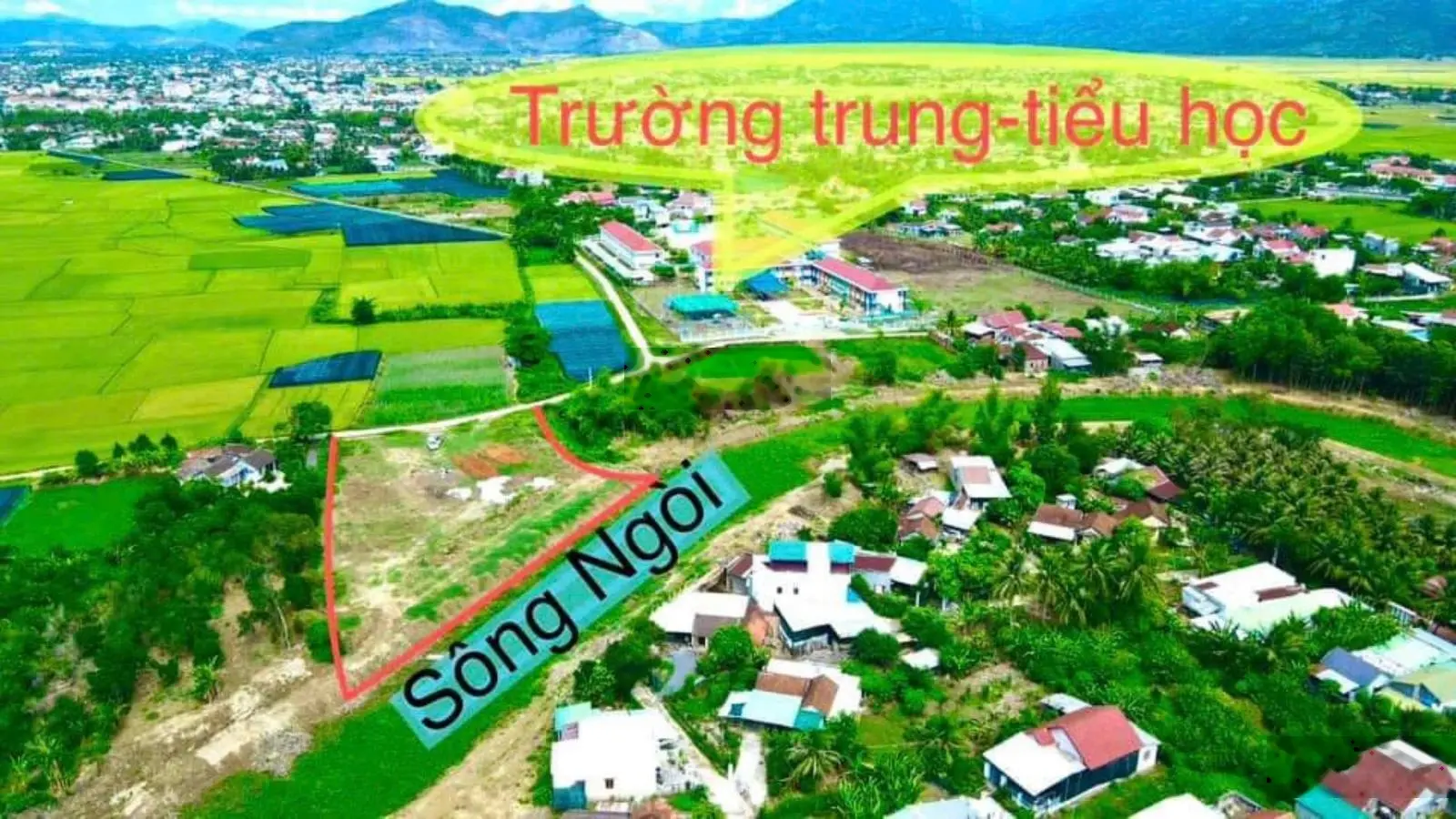 Bán lô đất diện tích lớn 2741.9m2, view sông, đường ô tô tại Diên Phú, giáp Nha Trang, Khánh Hoà