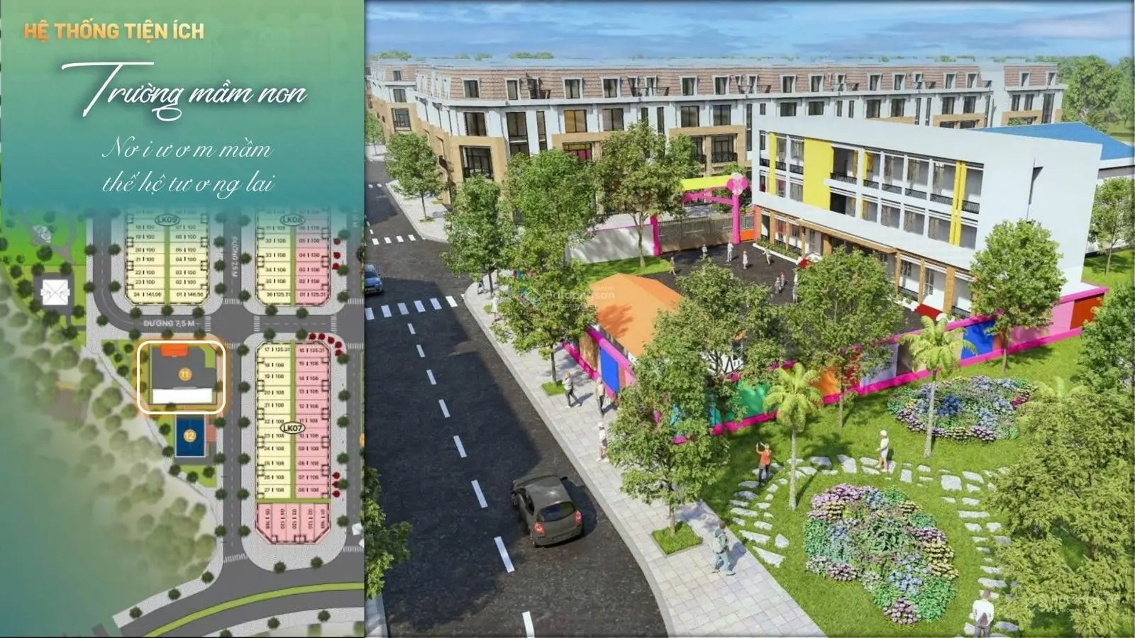 20 căn Shophouse, Liền kề 100m2 chỉ 2,3 tỷ. Hỗ trợ vay. Đã có sổ đỏ lâu dài. Cách Ngã Tư Sở 35km