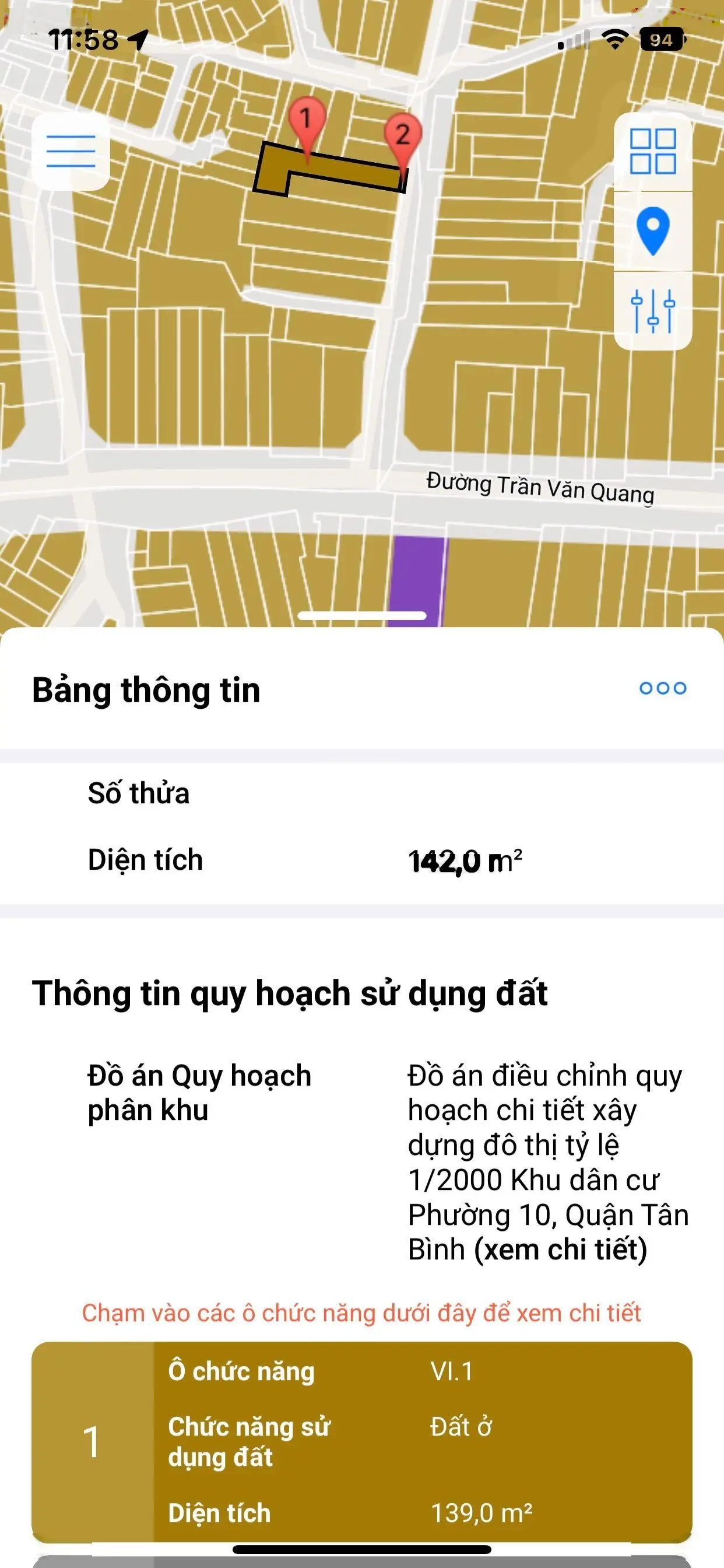 * 90tr/m2 - Đường Xe tải - Sát MT* (142m2) Trần Văn Quang, Lạc Long Quân