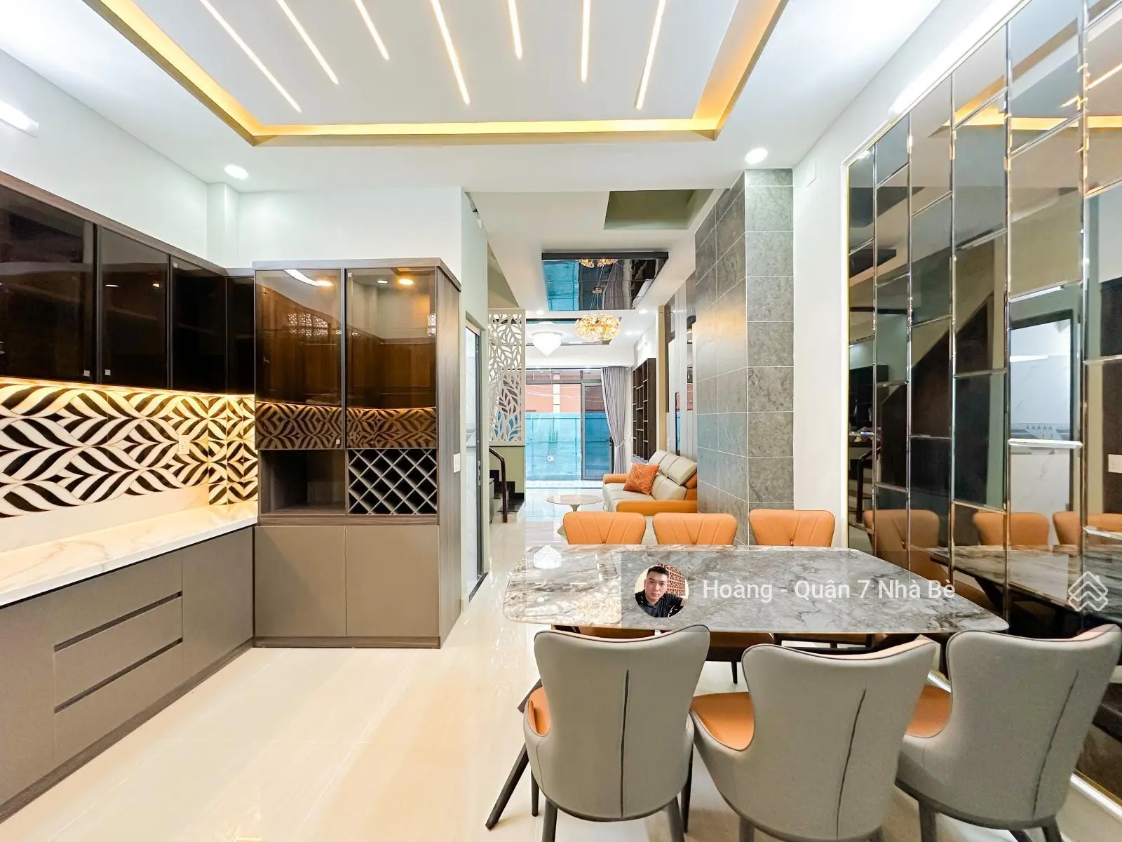 Nhà cách mặt tiền đường Dương Cát Lợi 20m - DT 4.2x14m 1 trệt 2 lầu ST - 4PN 3WC - cách Quận 7 200m