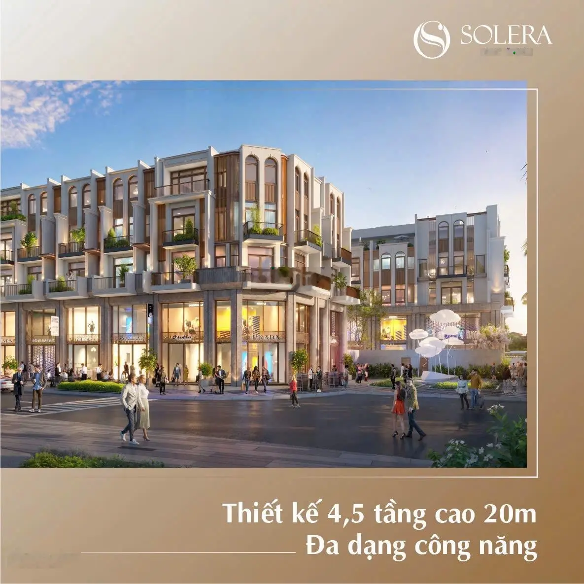 Bán Shophouse 5PN, 5WC ở Solera Quy Nhơn, 4,6 tỷ, 92,5m2
