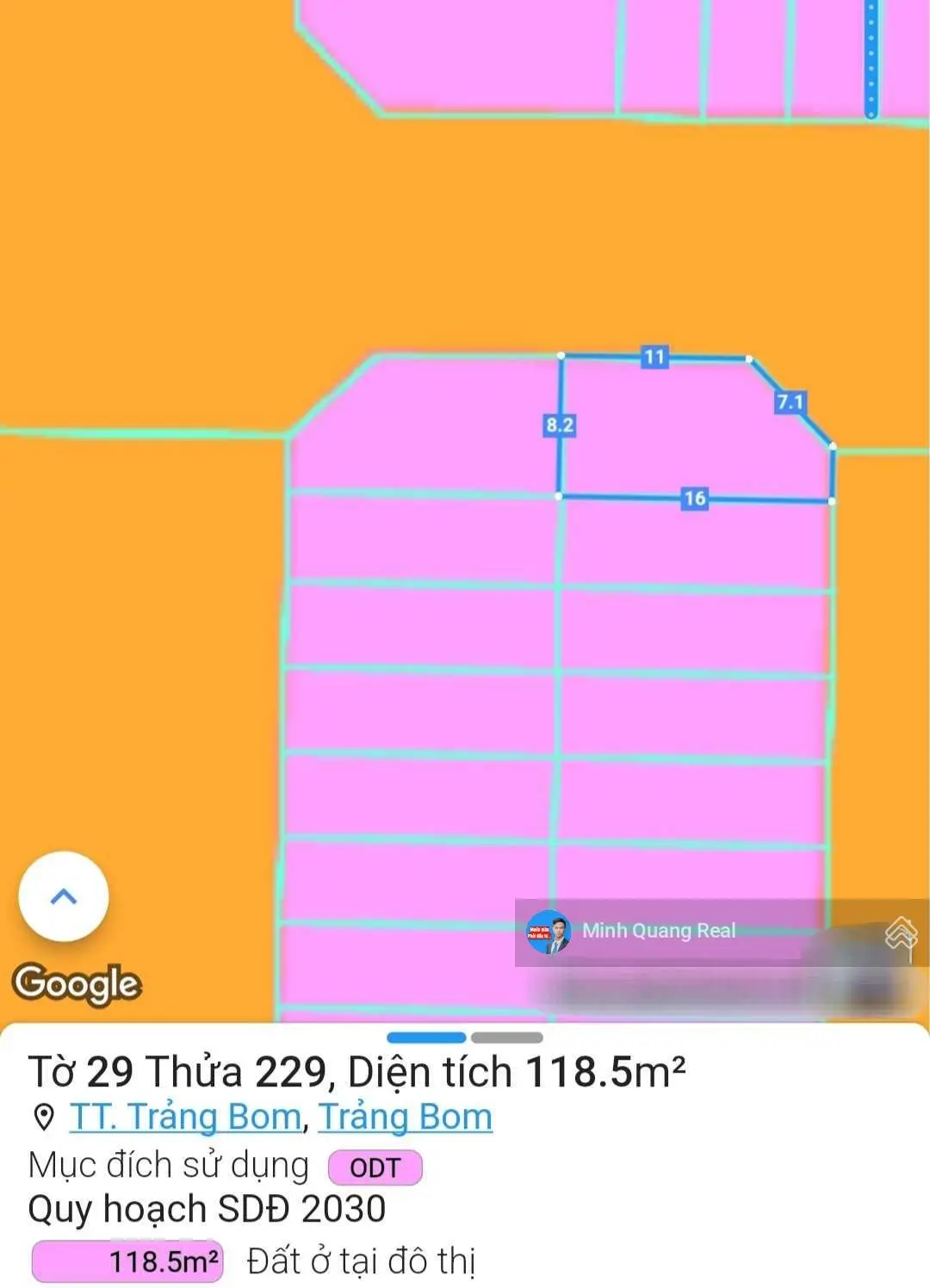 Bán gấp lô góc kinh doanh vip đường N2 KĐT Bàu Xéo, sau dãy shophouse D7, nhỉnh 2 tỷ