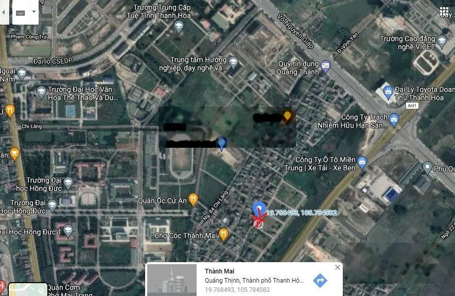 Bán căn nhà tâm huyết mới xây đầu ve 2 tầng 90m2 gần Aeon Thanh Hoá. LH 0849 295 ***