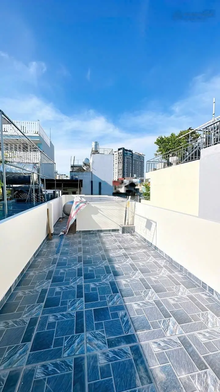 Xe hơi đỗ cửa- 4 Tầng- Khu đường số F4Q4 - 2 MT hẻm trước sau- Giá 7t850