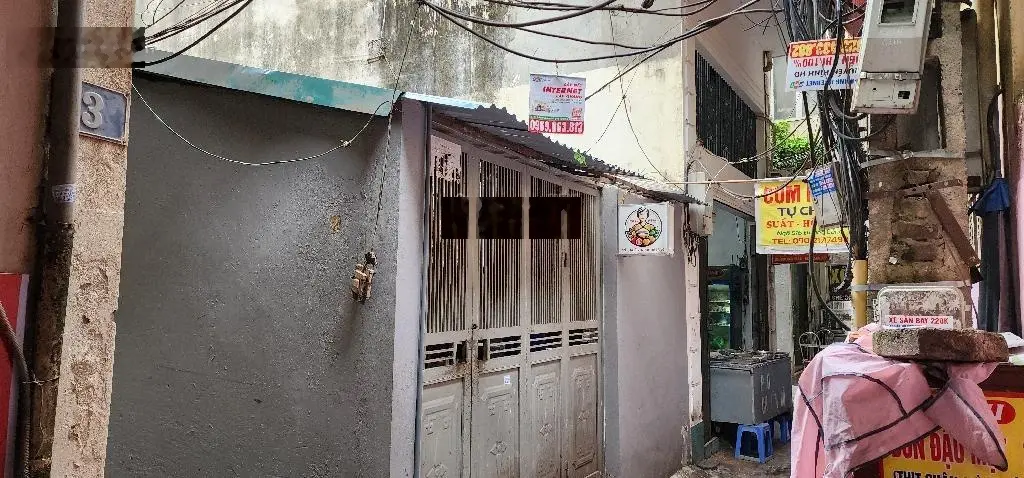 Nhà C4 lô góc mặt ngõ đường Láng cách phố 10m - trên sổ 58m2 khu dân trí - sau quy hoạch ra mặt phố