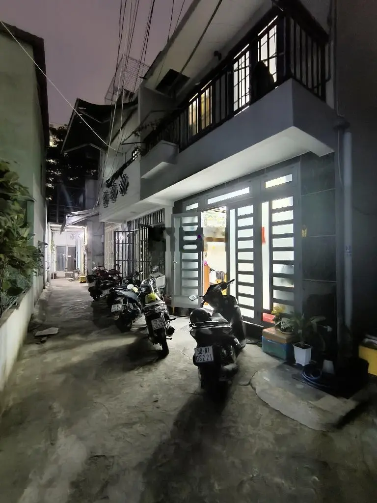 Gộp bank 600tr chỉ với 4,42tỷ/30m2 - 2tầng BTCT - 03 mặt hẻm rộng - Nơ Trang Long - F12 Bình Thạnh