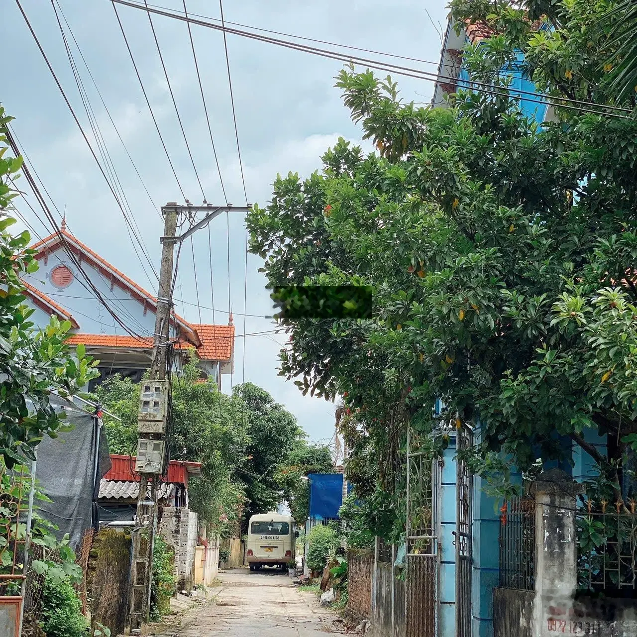 Đất Văn Giang mặt tiền 7 m ngõ thông 1 đầu ra học viện Bóng Đá - 1 Đầu thông ra đấu giá Công Luận 2