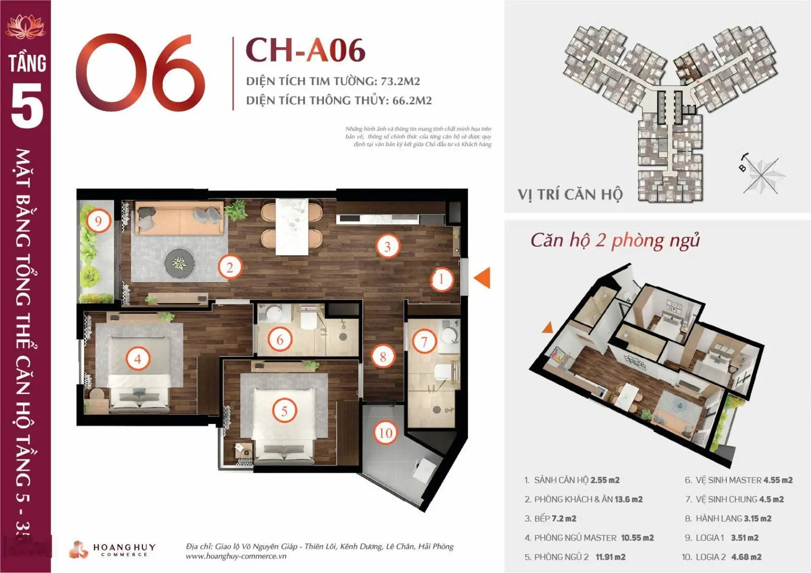 Bán căn hộ chung cư tại Hoàng Huy Commerce, chiết khấu khủng - quà tặng siêu hấp dẫn