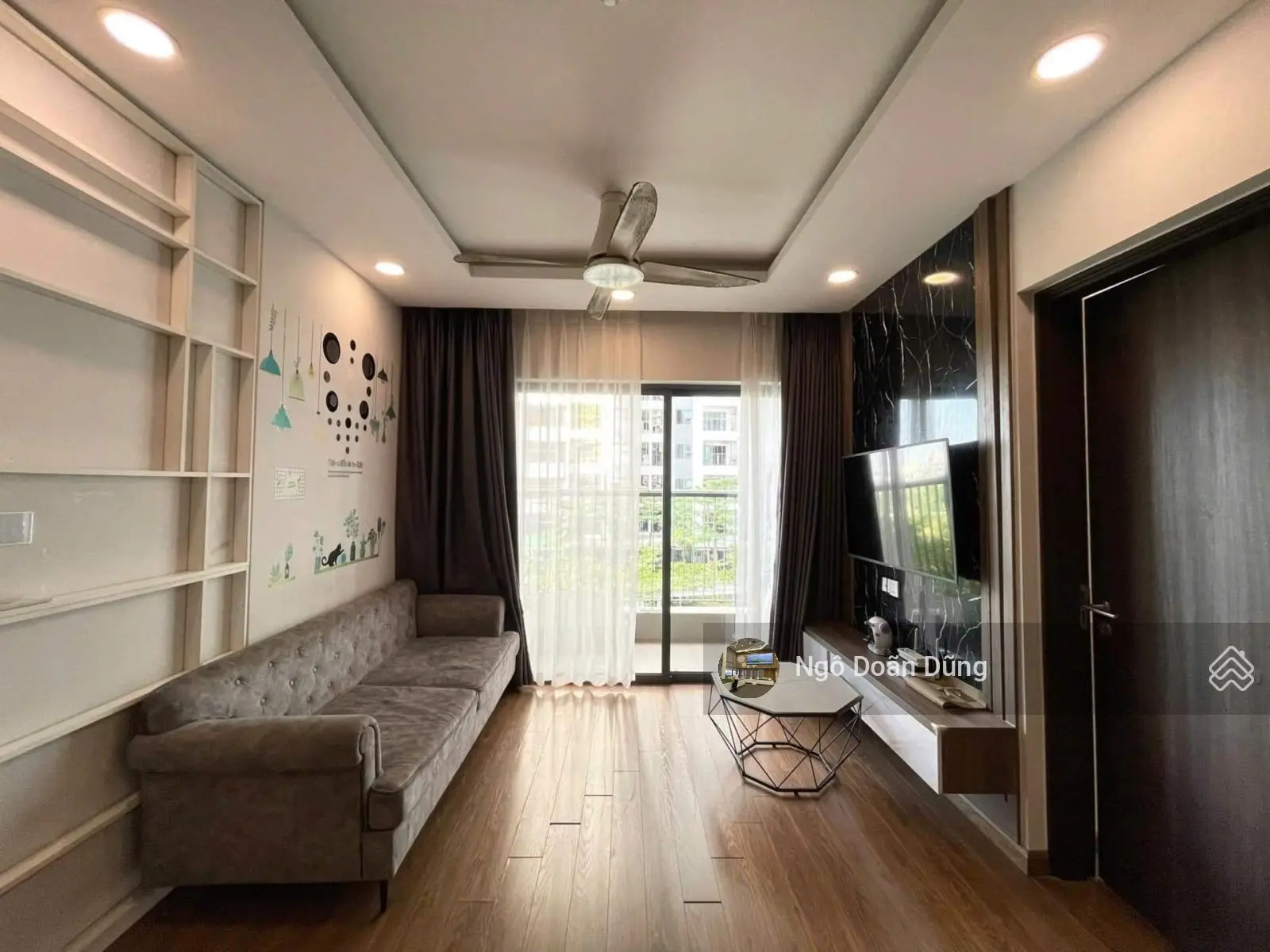 Nhượng lại căn hộ 2PN 75.5m2 The Zen Gamuda nội thất đầy đủ view nội khu 0904 744 ***
