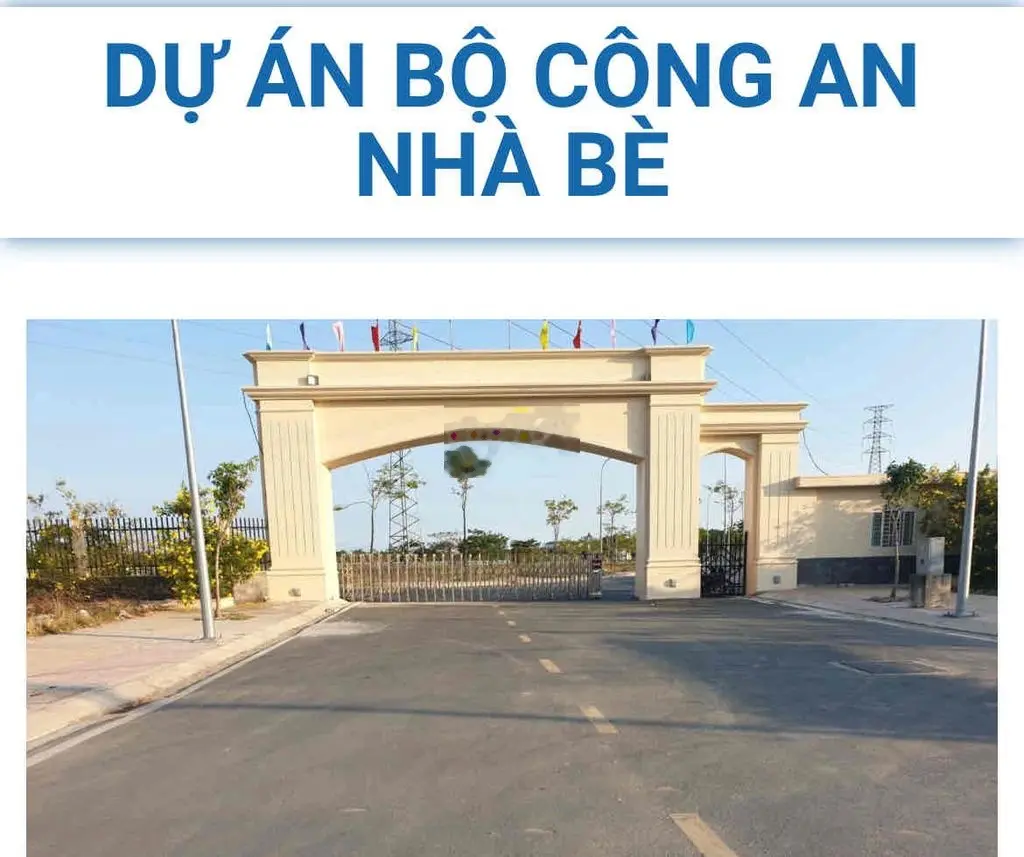 Bán đất kdc bộ công an : phạm hữu lầu - q7 cách 1 cây cầu phước long .