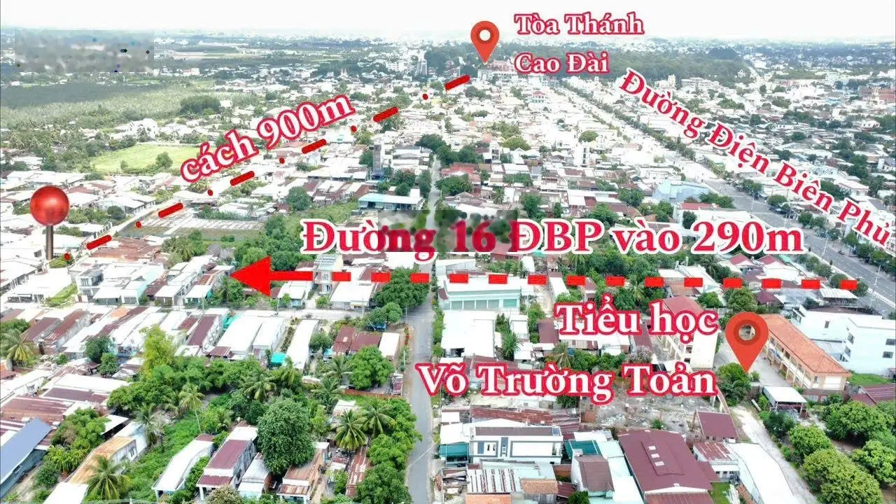 Bán đất ngay trung tâm thành phố Tây Ninh tặng ngay chỉ vàng cho khách công chứng sớm giá chỉ 6xx