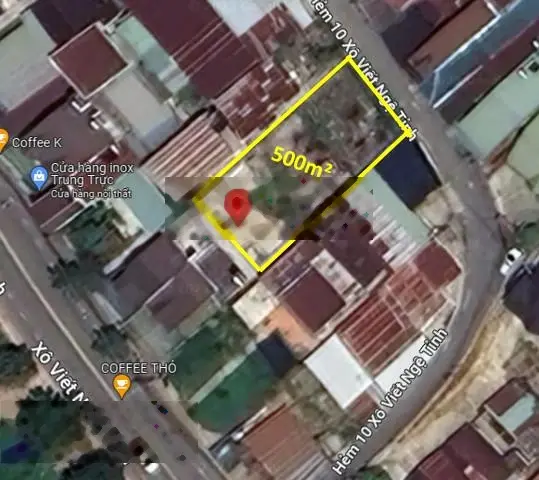 Đất biệt thự DT 500m2 đường Xô Viết Nghệ Tĩnh, đường nhựa ô tô, gần trung tâm TDTT tỉnh Lâm Đồng