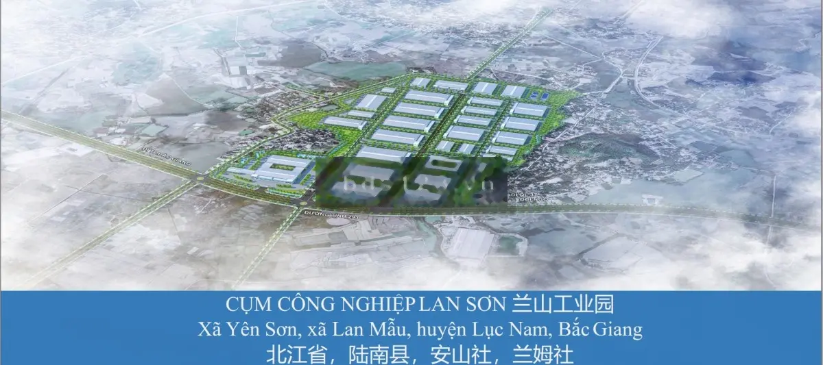 Bán đất Cụm CN Lan Sơn- Lục Nam- Bắc Giang