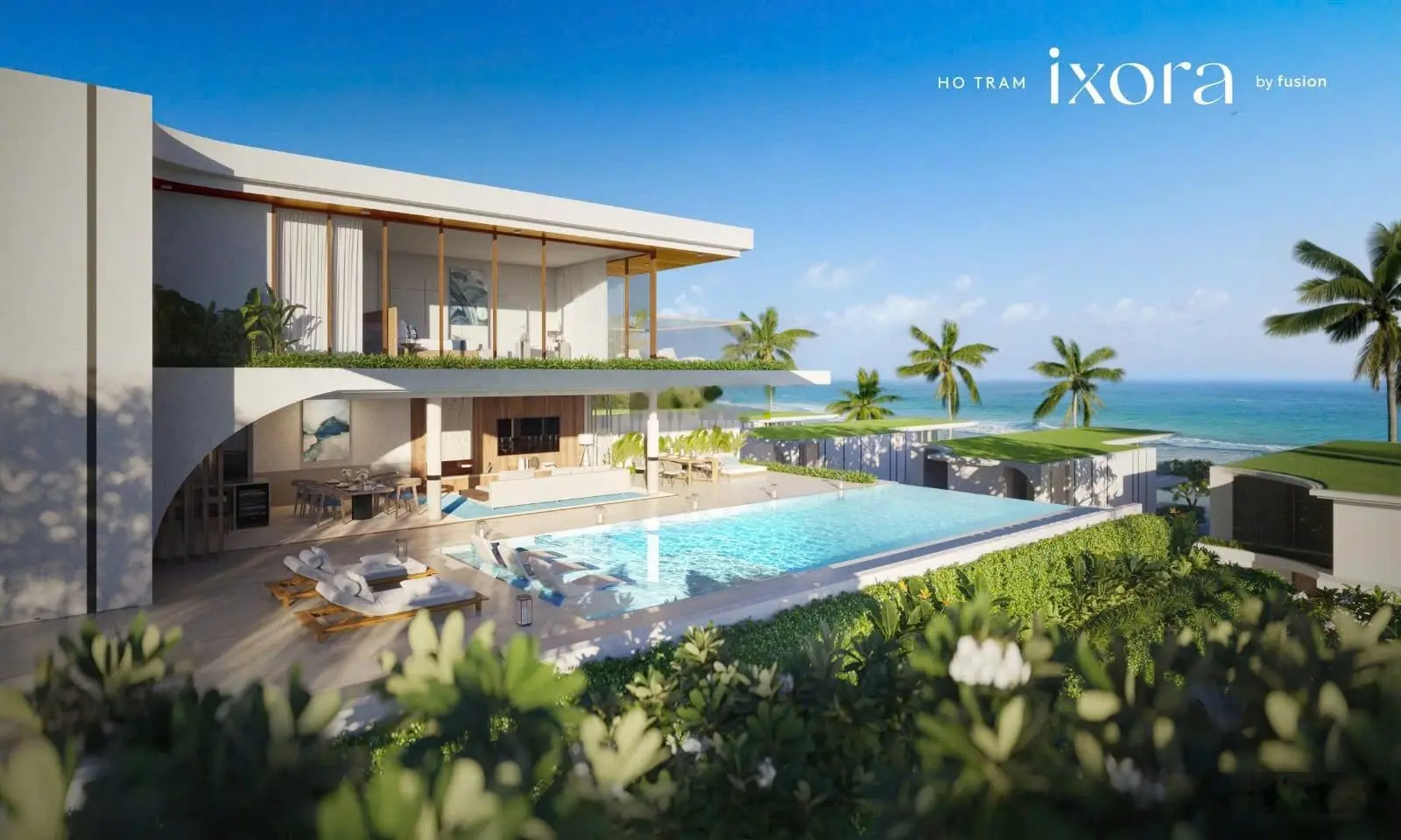 Bán biệt thự biển dự án Ixora Hồ Tràm, 30% đến khi nhận nhà, nhận dòng tiền cho thuê luôn