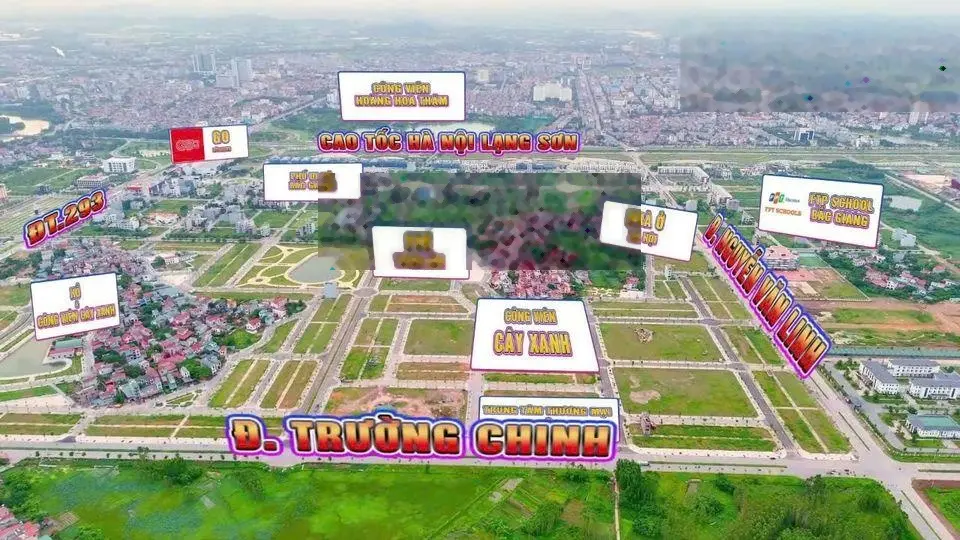 CC bán đất làn 2 đường Trường Chinh Bắc Giang, KĐT NewEra đối diện 3 tòa chung cư 85m2 giá 5,068 tỷ