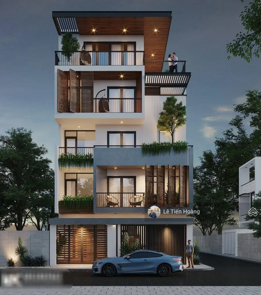 ĐẲNG CẤP: Biệt thự Bửu Long KDC Bắc Hải Quận 10, 7 Tầng hiện đại Full nội thất
