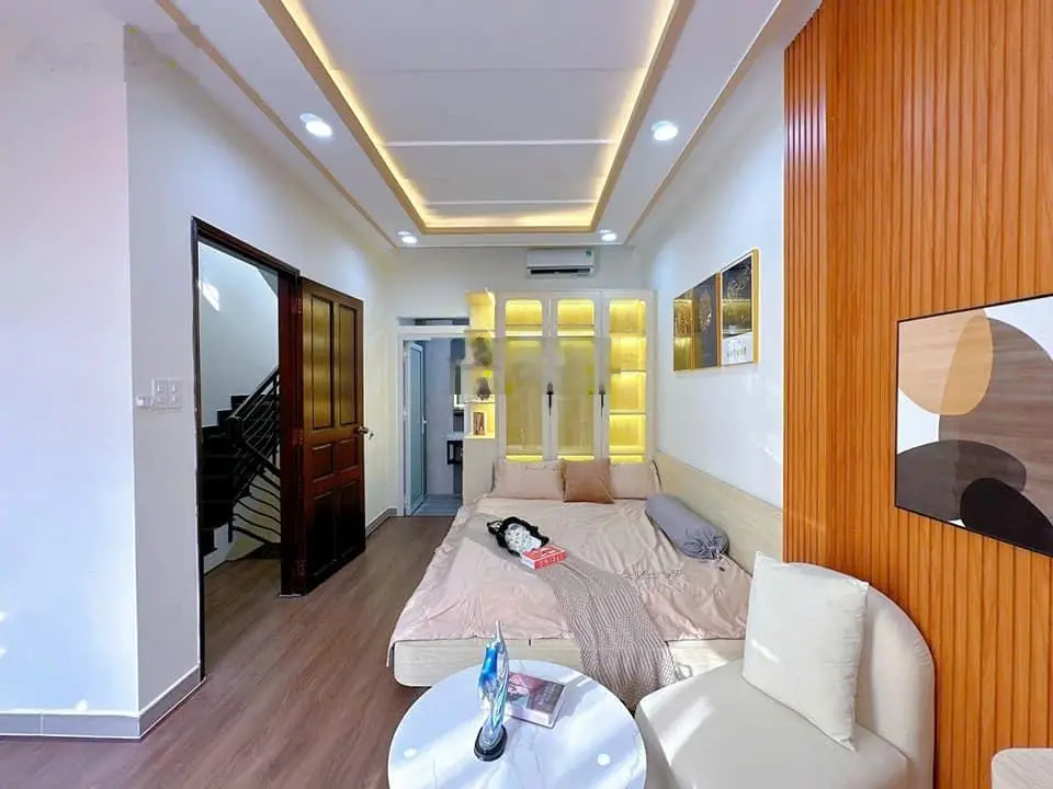 Nhà đẹp mới Bình Tiên 1/, 5x16, trệt lửng 2 lầu, 5PN, 6WC, hẻm to 6m, mua bán công chứng trong ngày