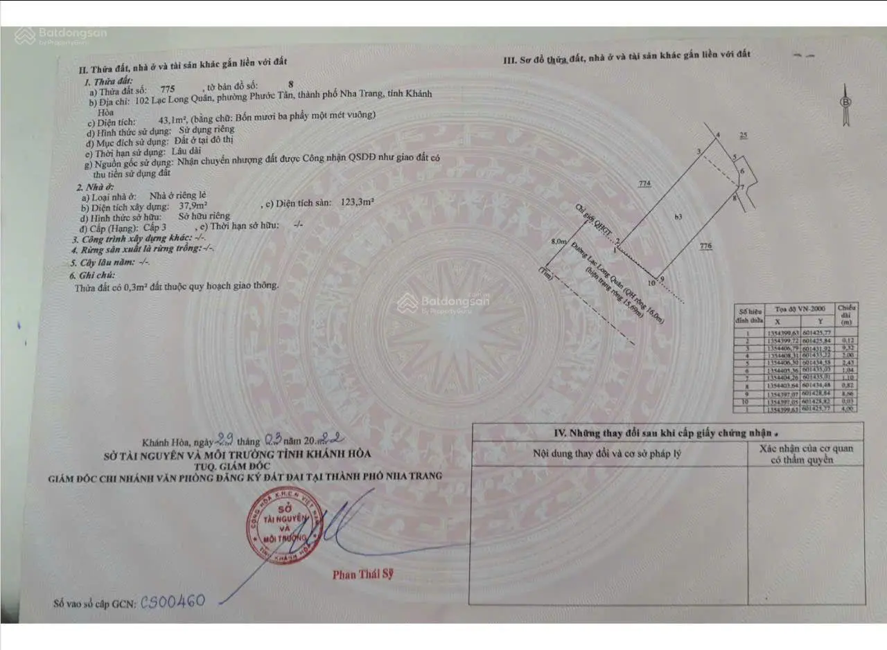 Nhà mặt đường 16m tttp nha trang 3pn vừa ở và kinh doanh