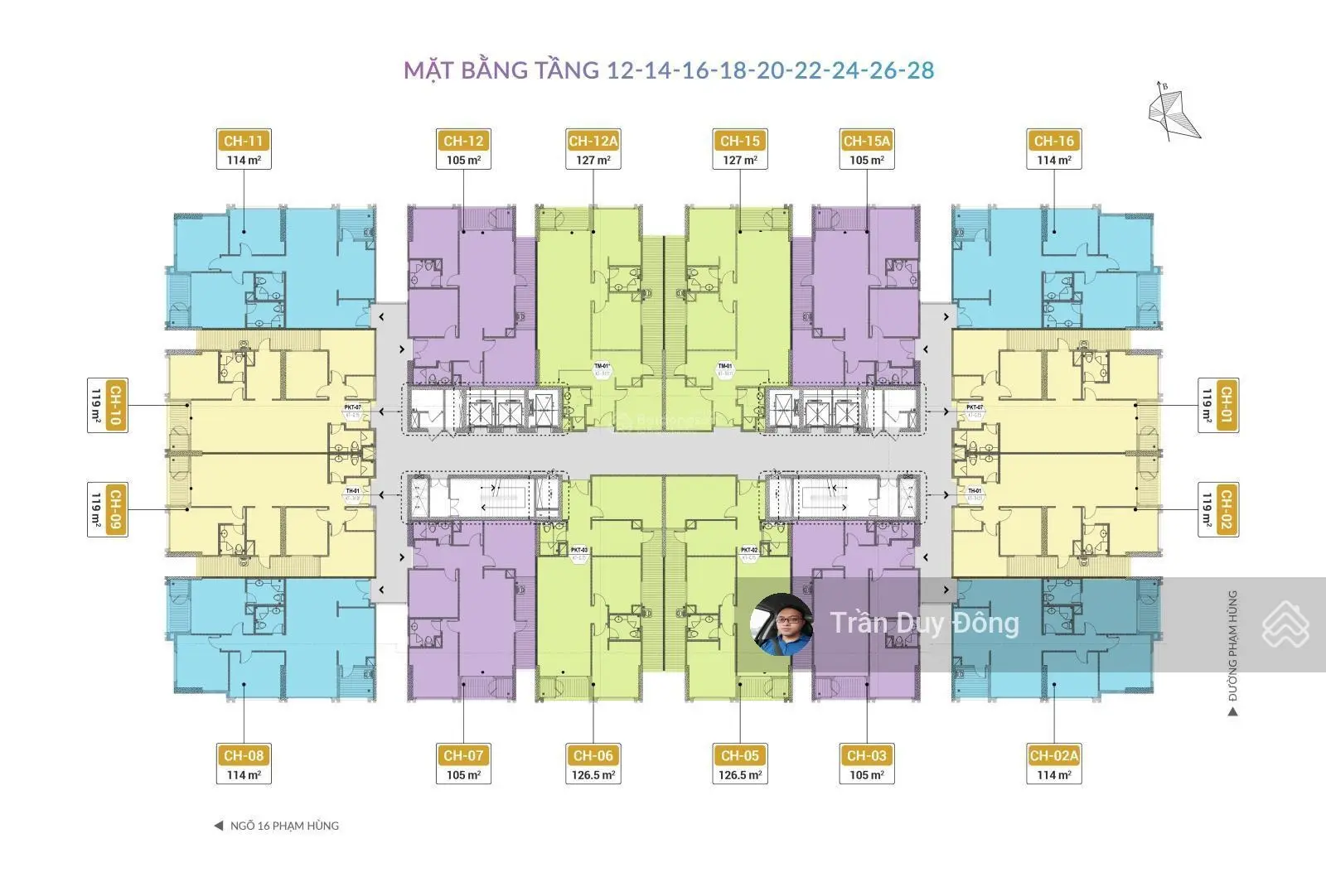 18 Phạm Hùng - Mỹ Đình CC 3PN 105m2 & 3PN + 1 127m2 từ 8x tr/m2 nhận nhà Q4 2024