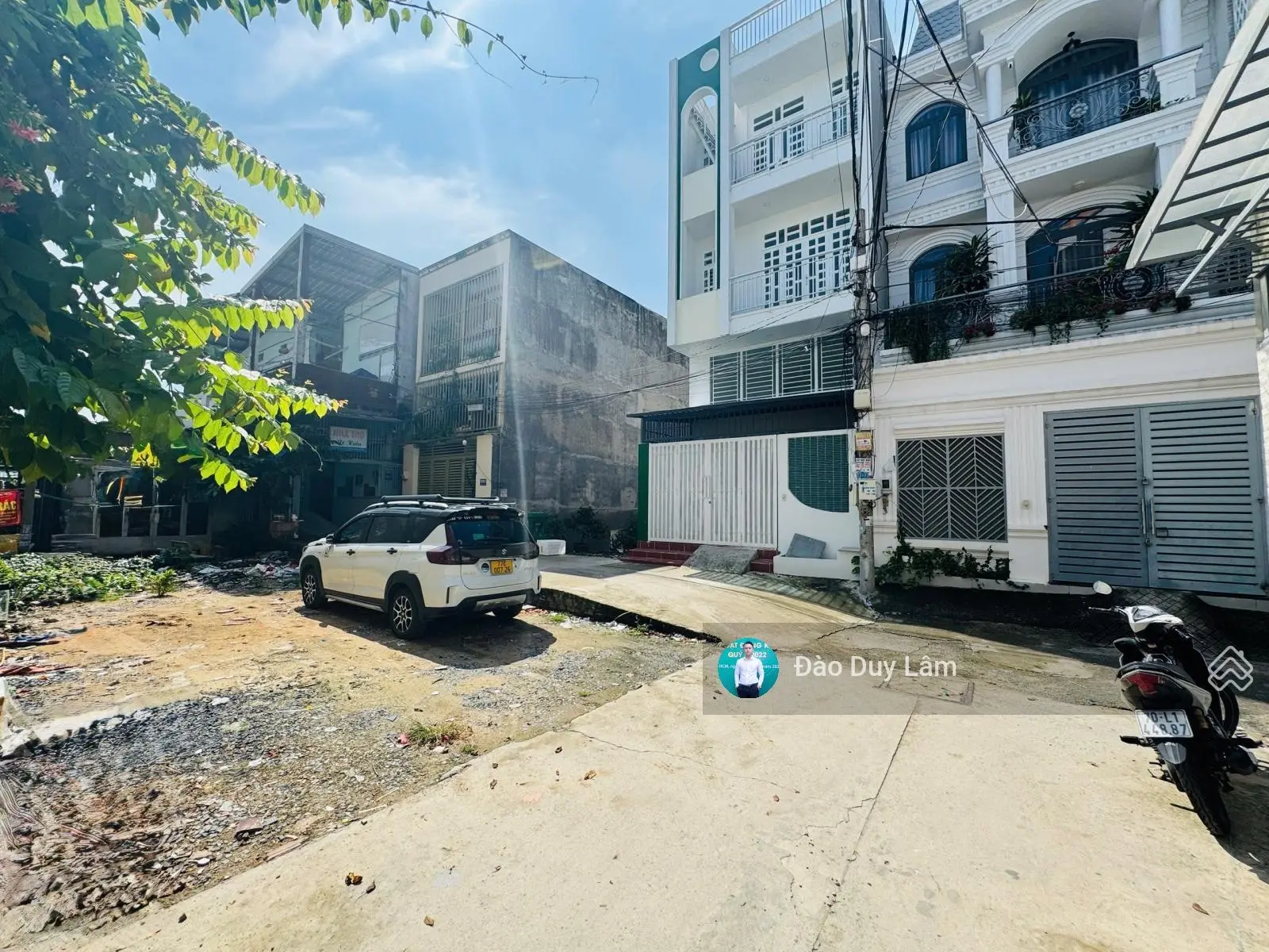 Đất thổ cư giá đầu tư: 5.87x14.9m Góc 2 mặt đường xe hơi sau Cân Nhơn Hoà, đối diện Vạn Phúc City