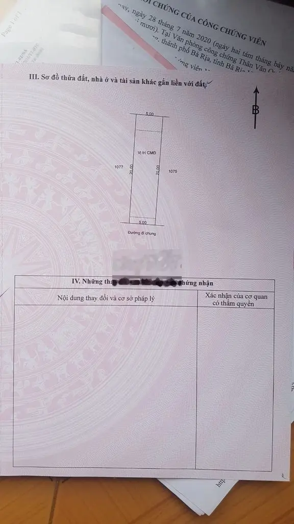 Chính chủ bán lô F27 Lan Anh 1 mở rộng, DT 5x20m, Giá 1,65 tỷ