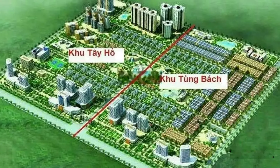 Bán đất 106 khu đô thị Tùng Bách Tây Hồ