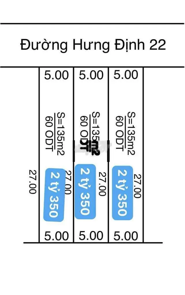 Đất Hưng Định giá rẻ