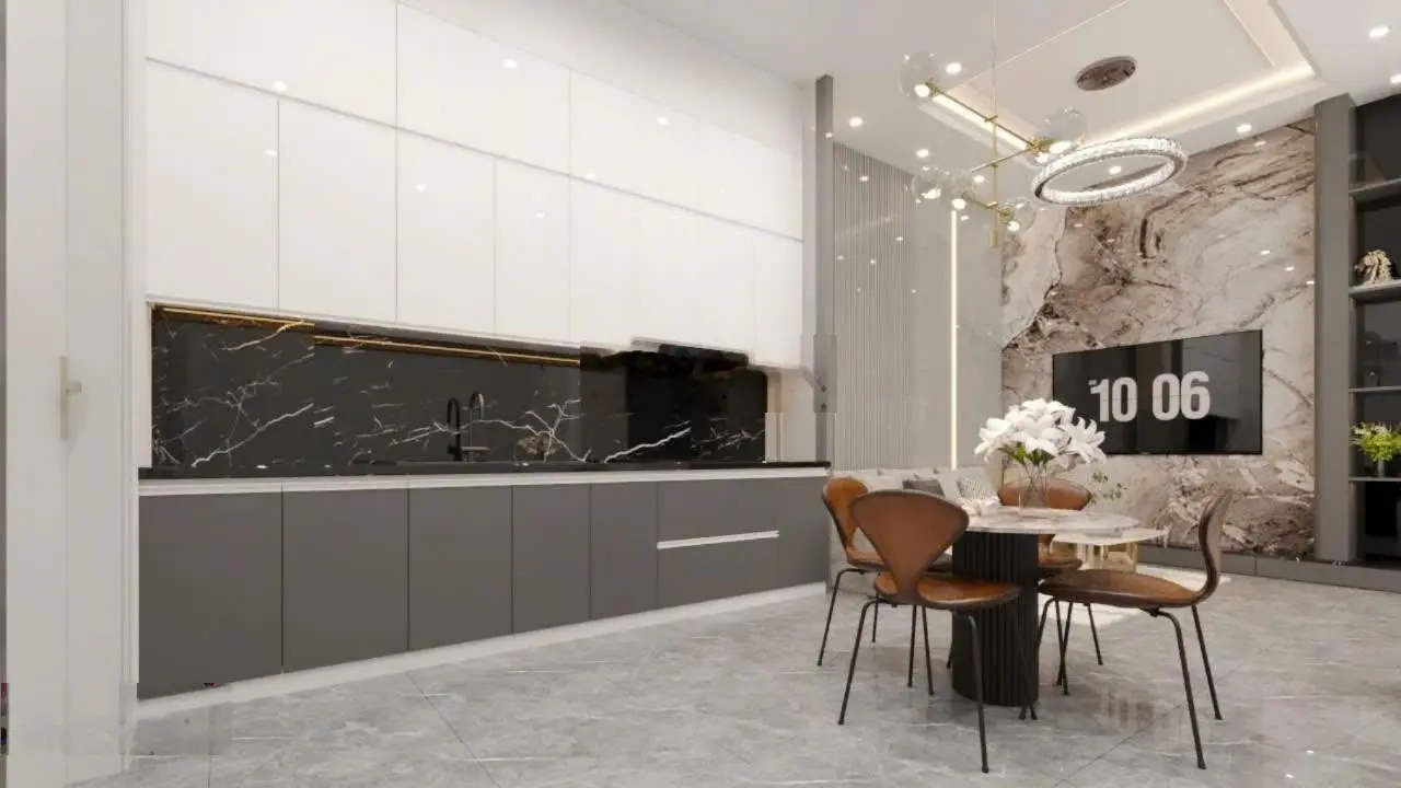 Nhà mới ở ngay - 3 bước hồ điều hoà, ô tô tránh -chủ tặng full nội thất. dt34m .5 tầng.