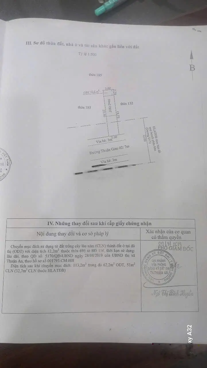 Nhà 1 trệt 2 lầu kinh doanh Thuận Giao 02 - TP. Thuận An. BD vị trí đẹp gần trường chợ
