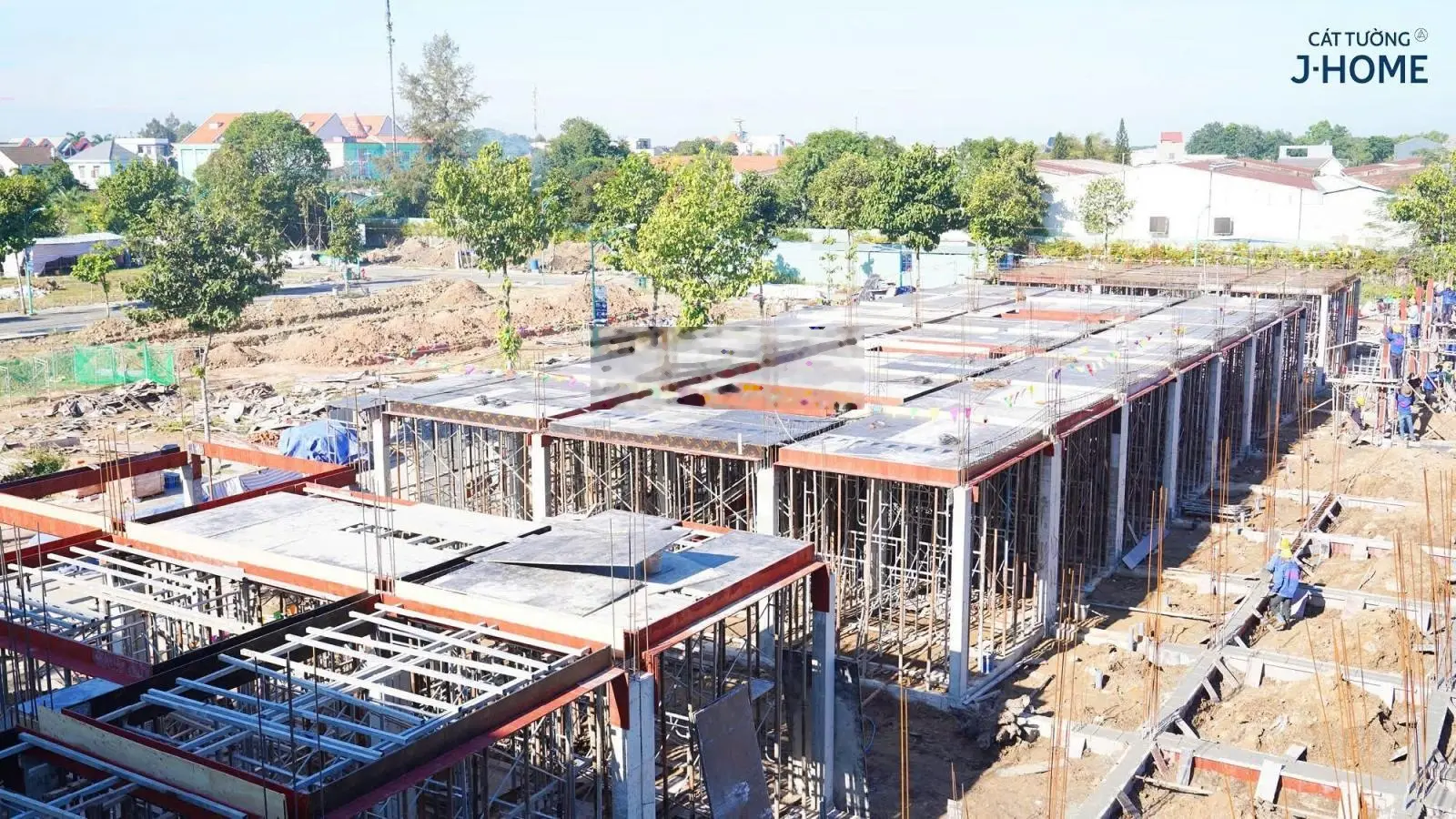 Nhà phố liền kề phong cách Nhật, nằm mặt tiền đường DT 743 Thuận An - Bình Dương, pháp lý đảm bảo