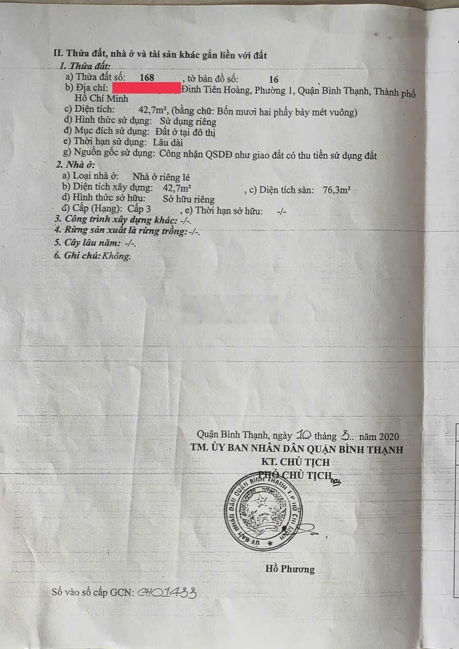 Bán nhà đường Đinh Tiên Hoàng, Quận Bình Thạnh (đường mới Lê Văn Duyệt), giá 9 tỷ - 0907868491