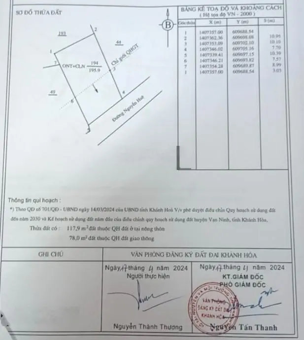 Bán đất mặt tiền đường Nguyễn Huệ, hướng biển, đối diện Sân Bay Charter, giá đầu tư. LH 0868 605 ***