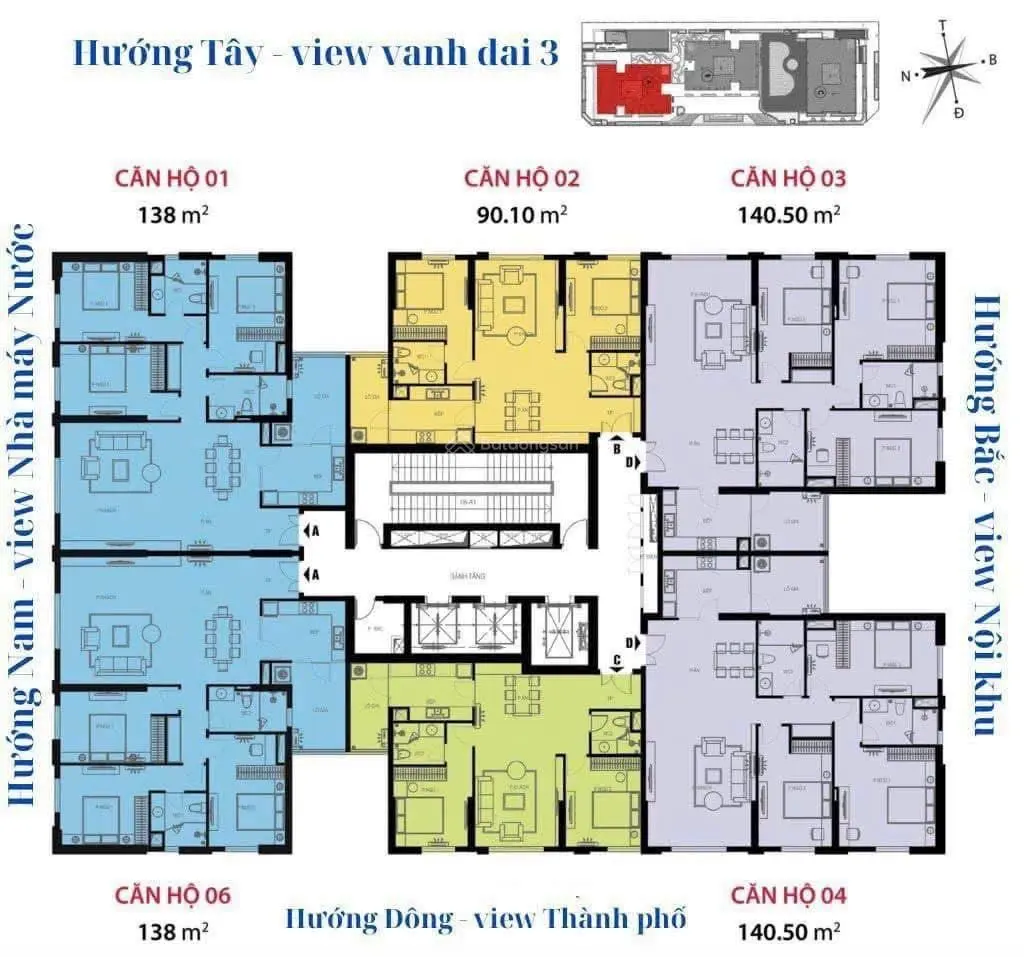 Độc bảng duy nhất tại Cầu giấy, bán căn hộ 3PN giá nhỉnh 50tr/1m2