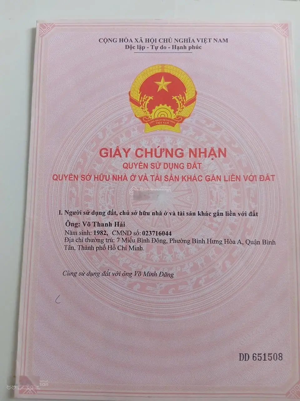CHÍNH CHỦ CẦN BÁN NHÀ RIÊNG Đường Ấp Xoài Đôi- Xã Long Trạch- H.Cần Đước- T. Long An *