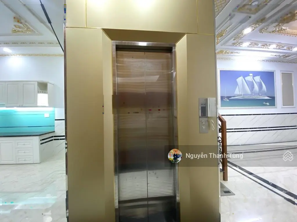 Bán nhà Mặt tiền đường 12m Tân Thới Hiệp Quận 12 - 5 Tầng, 100m2, ngang 5m hiếm, trang bị thang máy