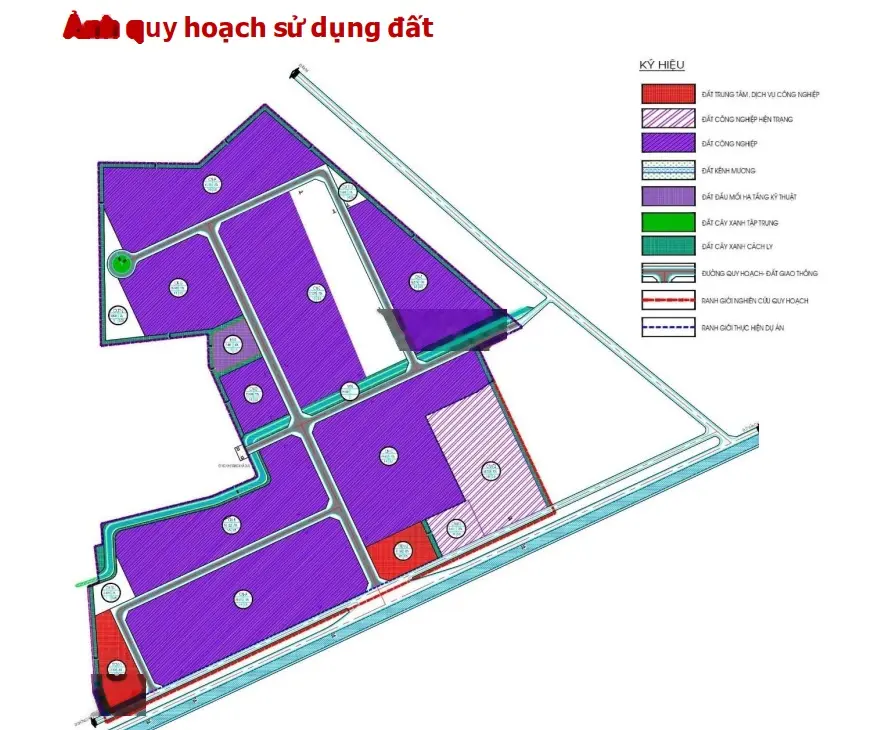 Mở Bán Đất Cụm Công Nghiệp Quán Đỏ, Hưng Yên từ 3000m2-30ha