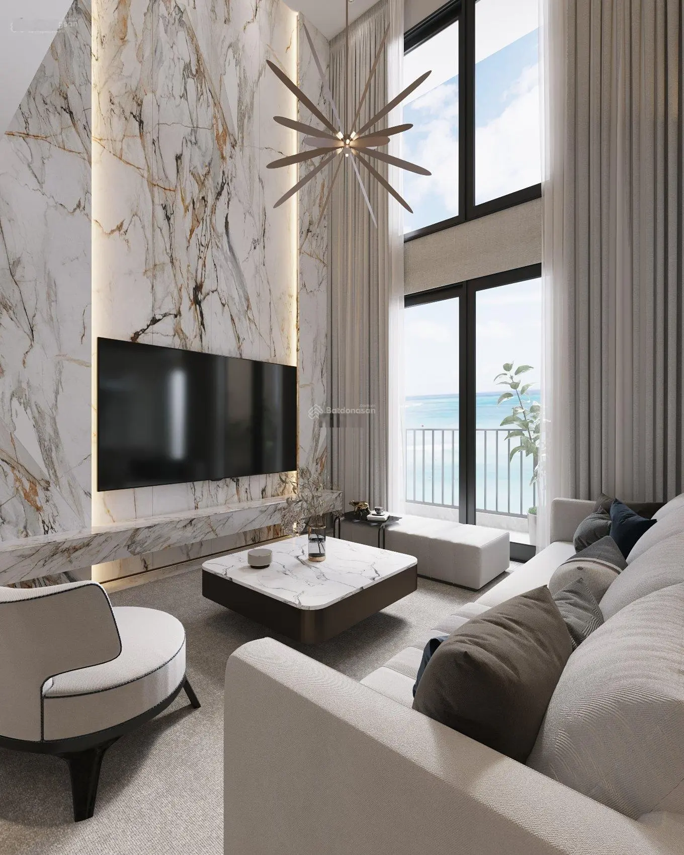 Tổng hợp các căn hộ cao cấp tầng cao view biển Mỹ khê - The Sang Residence - sổ đỏ lâu dài