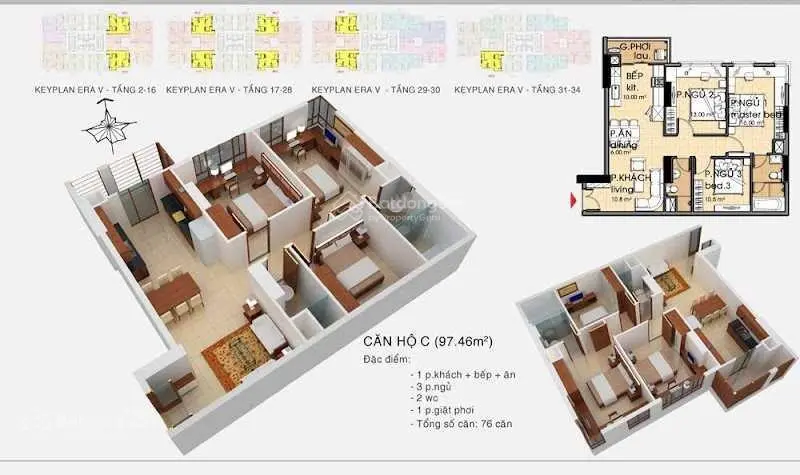Bán 97m2 3PN2WC giá 1ty990 nhà trống giá cực rẻ tại Era Town Đức Khải gọi và alo e ngay 0869 902 ***