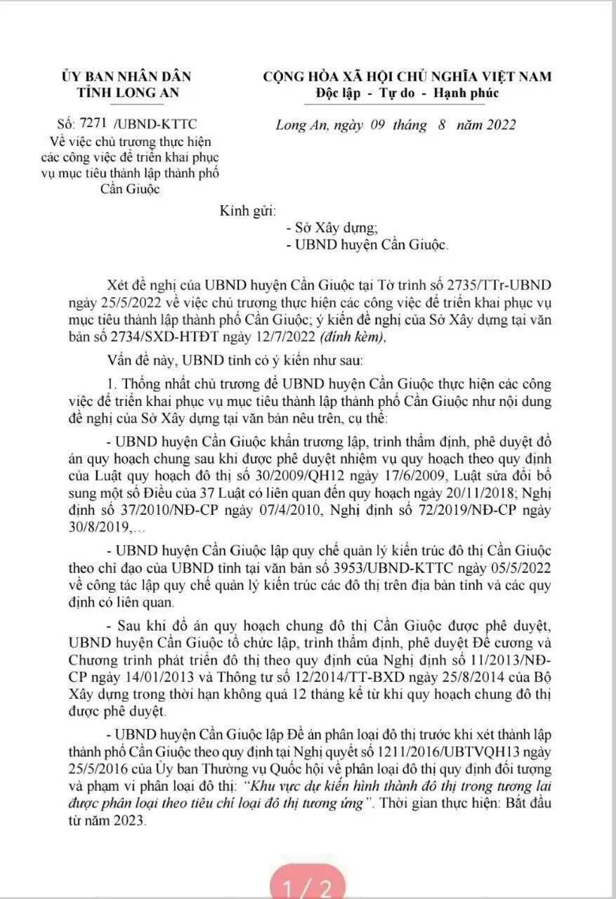 Cần Giuộc lên thành phố - bán nhanh nền Hiệp Phước - 1.68 tỷ giảm còn 1.38 tỷ